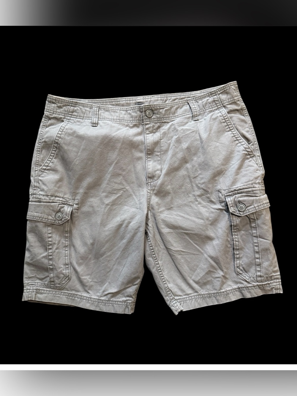 Old Navy Light Gray Men's Cargo Shorts